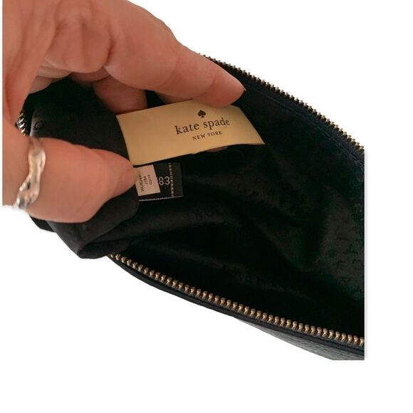 Kate Spade Black Gia Flynn Street Clutch MRSP $179 - Picture 3 of 4